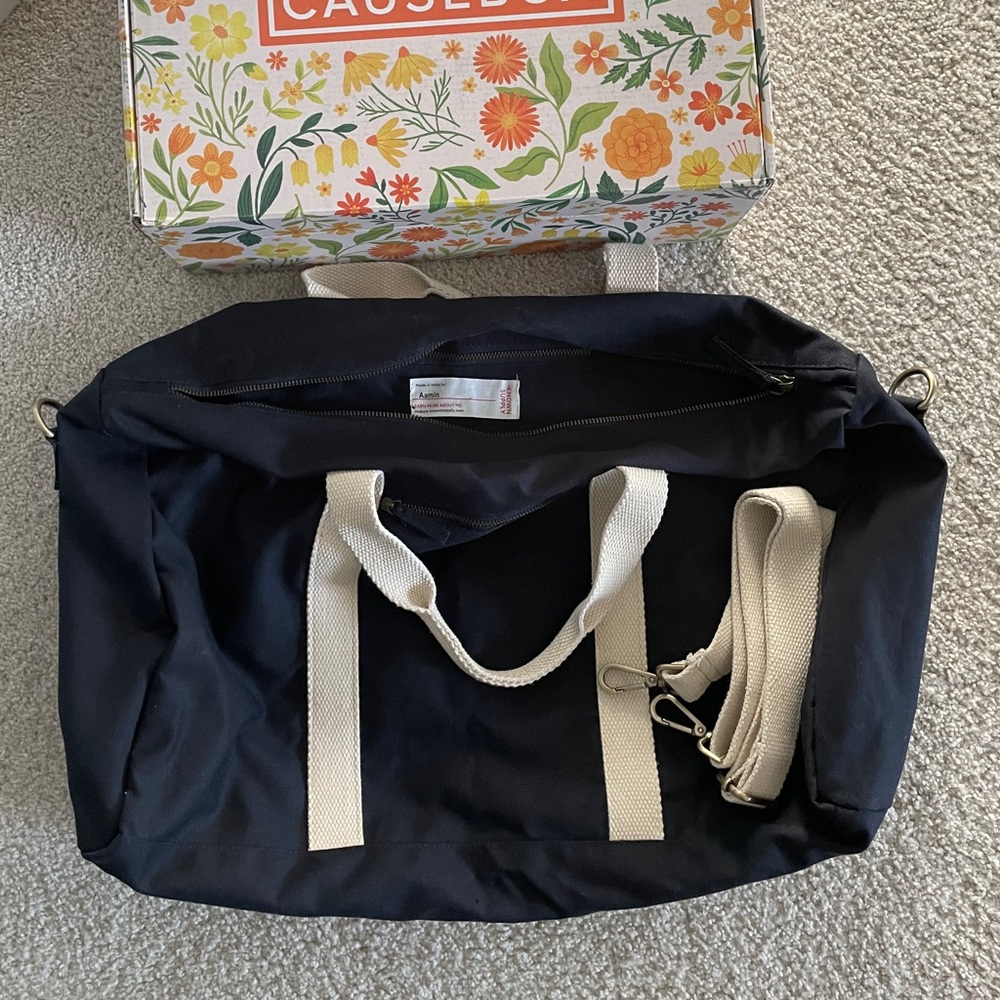 NEW - Known Supple Weekender Duffle in Navy